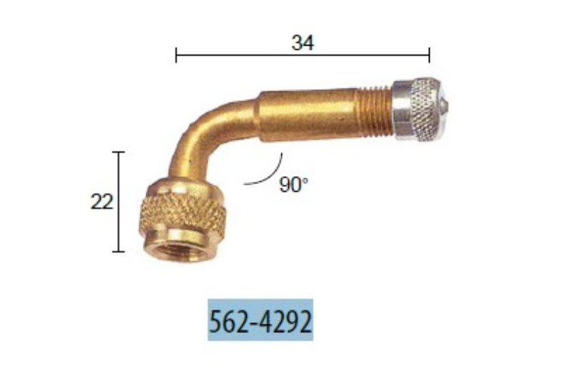 562-4292 NASTAVAK ZA VENTIL METALNI 90C