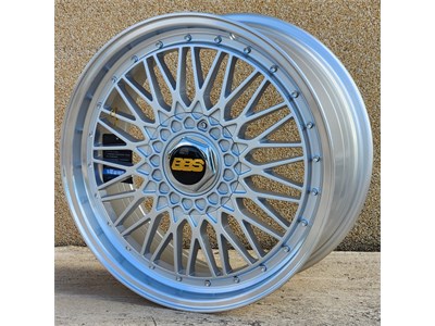 16X7 5X112 ET40 66.6 SILVER_MACHINE_LIP BBS_RS_508