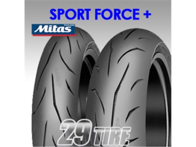 G120/60R17 55W SPORT FORCE MITAS TL MOTO