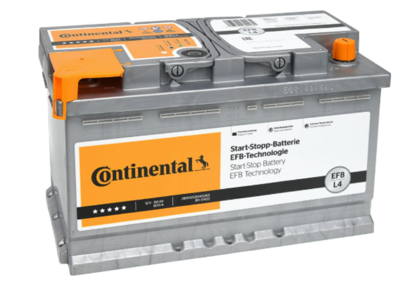 AKUMULATOR CONTINENTAL 80AH (750EN) STARTER